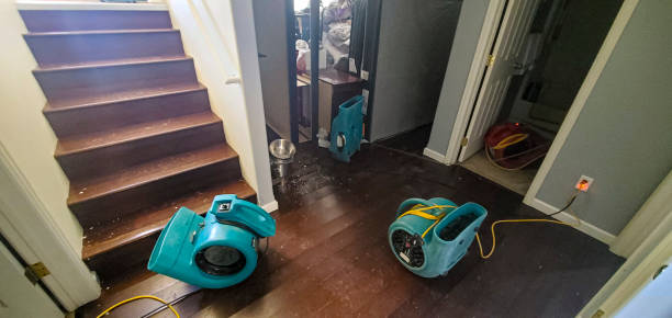 Water damage restoration process in Chinchilla, PA